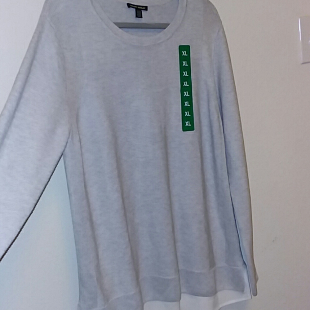 Hilary Radley Gray Sweater